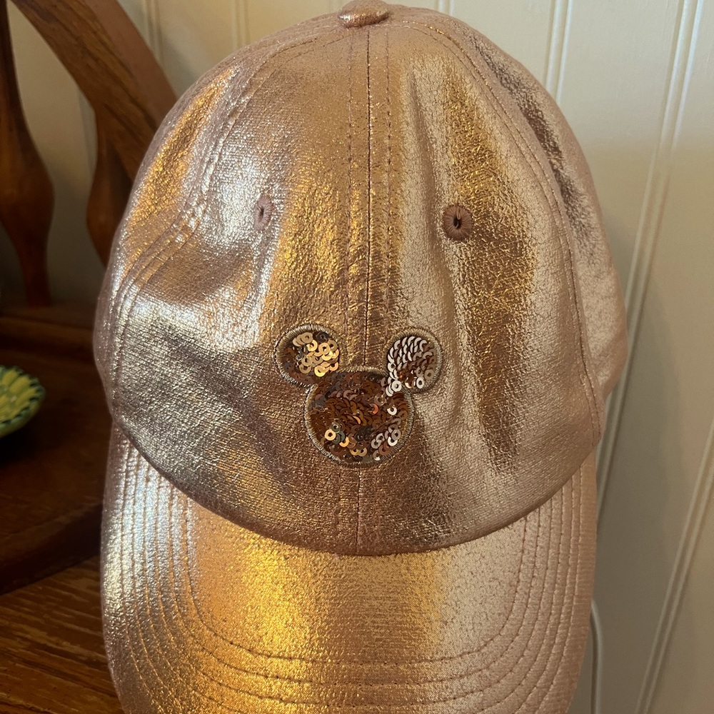 Like new rose gold Disney Parks ball cap